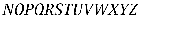 Generis Serif Medium Italic Font UPPERCASE