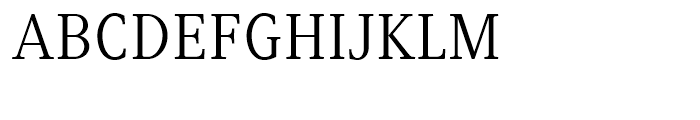 Generis Serif Regular Font UPPERCASE