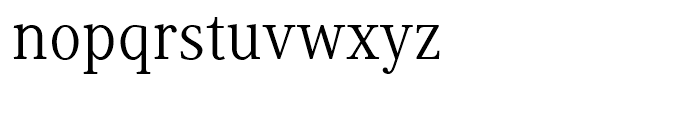 Generis Serif Regular Font LOWERCASE