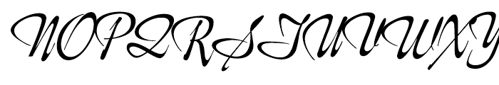 Genesis Regular Font UPPERCASE