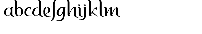 Genevieve Regular Font LOWERCASE