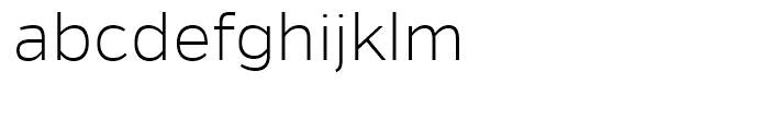 Gentona Extra Light Font LOWERCASE