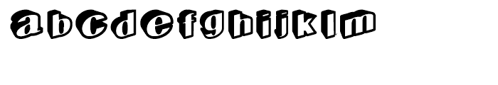 Geodec Egiptian Bold Font LOWERCASE