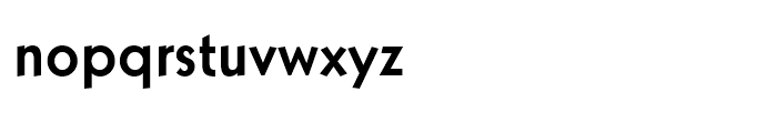 Geometric 231 Bold Font LOWERCASE