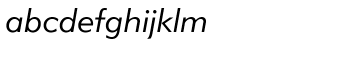 Geometric 415 Lite Italic Font LOWERCASE