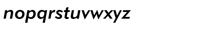 Geometric 415 Medium Italic Font LOWERCASE