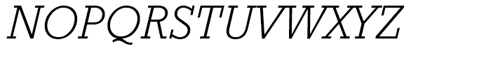 Geometric Slabserif 712 BT Light Italic Font UPPERCASE