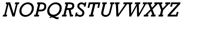 Geometric Slabserif 712 BT Medium Italic Font UPPERCASE