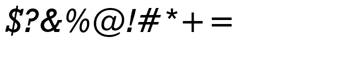 Geometric Slabserif 712 Medium Italic Font OTHER CHARS