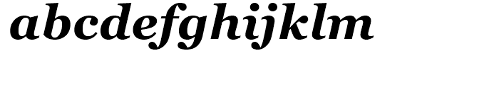 Georgia Bold Italic Font LOWERCASE