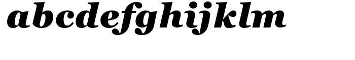 Georgia Pro Black Italic Font LOWERCASE