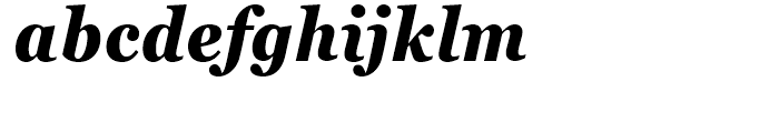 Georgia Pro Condensed Bold Italic Font LOWERCASE