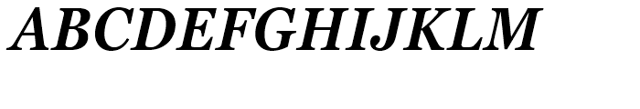 Georgia Pro Condensed SemiBold Italic Font UPPERCASE