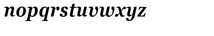 Georgia Pro Condensed SemiBold Italic Font LOWERCASE