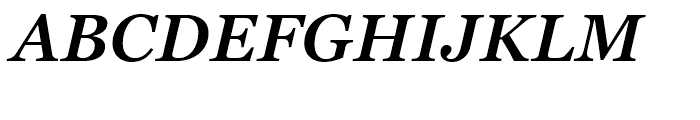 Georgia Pro SemiBold Italic Font UPPERCASE