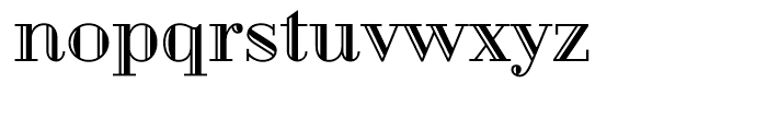 Geotica Four Engraved Font LOWERCASE
