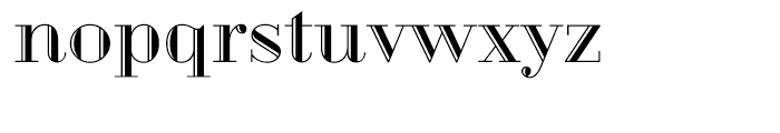 Geotica Three Engraved Font LOWERCASE