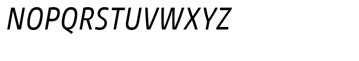 Gesta Condensed Italic Font UPPERCASE