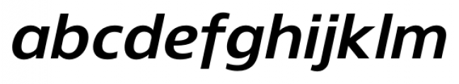 Gelder Sans Bold Italic Font LOWERCASE