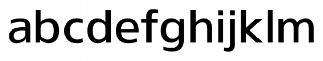 Gelder Sans DemiBold Font LOWERCASE