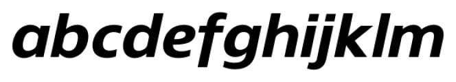 Gelder Sans ExtraBold Italic Font LOWERCASE