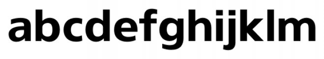 Gelder Sans ExtraBold Font LOWERCASE