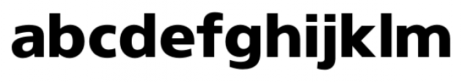 Gelder Sans Heavy Font LOWERCASE