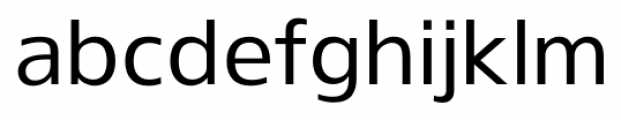 Gelder Sans Medium Font LOWERCASE