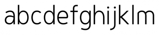 Genius Light Font LOWERCASE