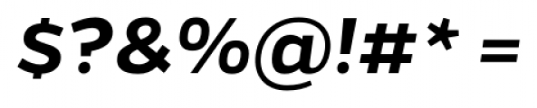 Gentona SemiBold Italic Font OTHER CHARS