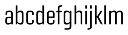 Geogrotesque Compressed Regular Font LOWERCASE