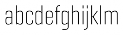 Geogrotesque Compressed Ultra Light Font LOWERCASE