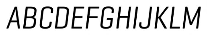 Geogrotesque Condensed Italic Font UPPERCASE