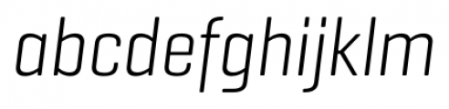 Geogrotesque Condensed Light Italic Font LOWERCASE