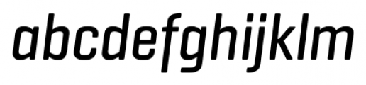 Geogrotesque Condensed Medium Italic Font LOWERCASE