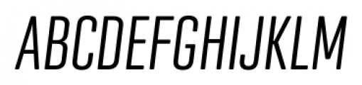 Geogrotesque Extra Compressed Italic Font UPPERCASE
