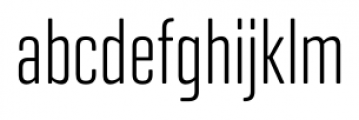 Geogrotesque Extra Compressed Light Font LOWERCASE