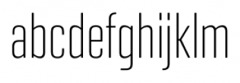 Geogrotesque Extra Compressed Ultra Light Font LOWERCASE