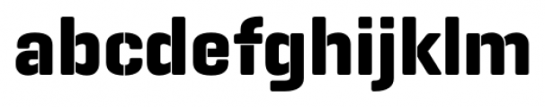 Geogrotesque Stencil A Bold Font LOWERCASE