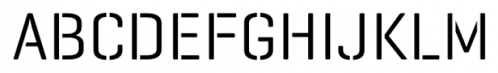 Geogrotesque Stencil C Regular Font UPPERCASE