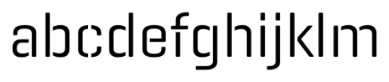 Geogrotesque Stencil C Regular Font LOWERCASE