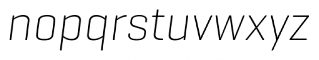 Geogrotesque Ultra Light Italic Font LOWERCASE