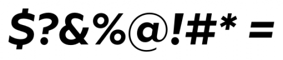 Geometria Bold Italic Font OTHER CHARS