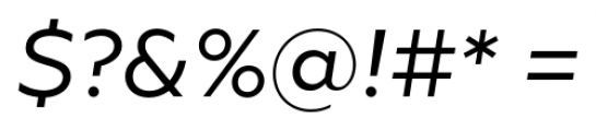 Geometria Italic Font OTHER CHARS
