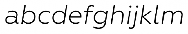 Geometria Light Italic Font LOWERCASE