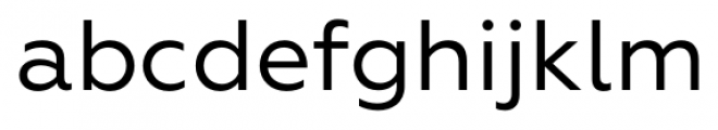 Geometria Regular Font LOWERCASE