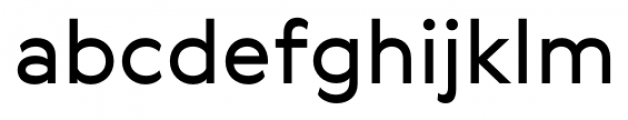Gerbera Regular Font LOWERCASE