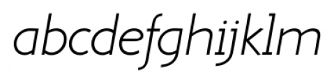 Germania Light Italic Font LOWERCASE