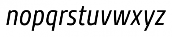 Gesta Condensed Italic Font LOWERCASE