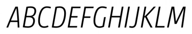 Gesta Condensed Light Italic Font UPPERCASE